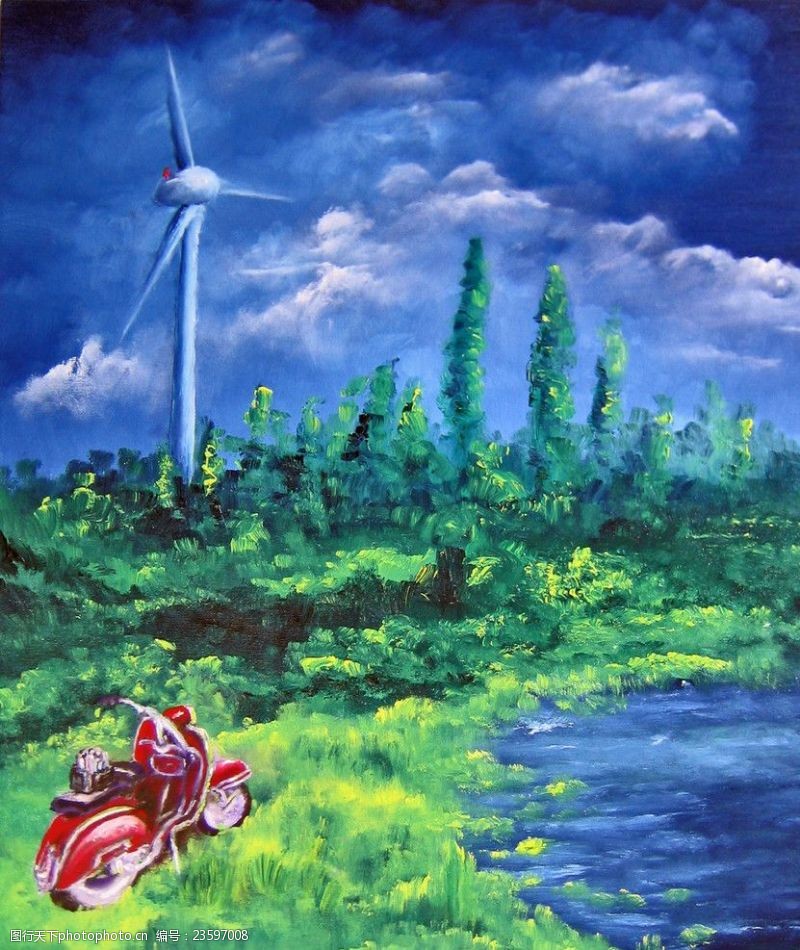 德国大师油画图片素材