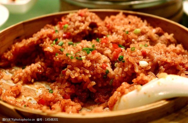 糯米排骨饭图片素材