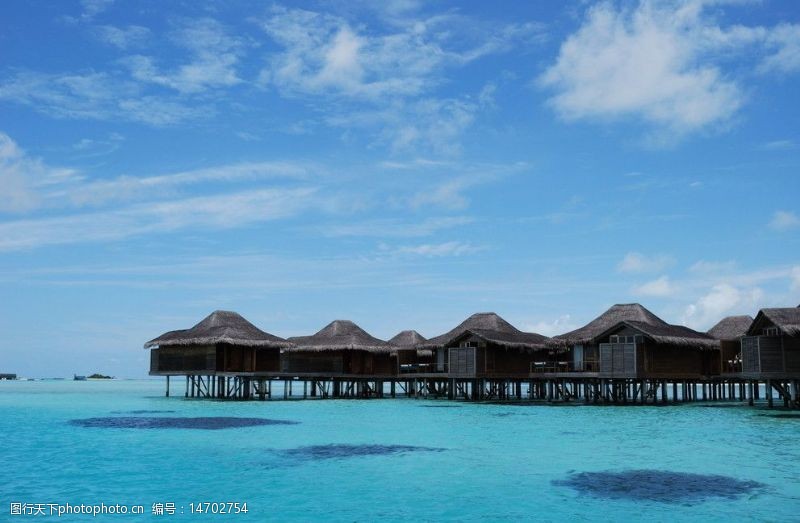 船只马尔代夫伦格里岛水上旅馆图片