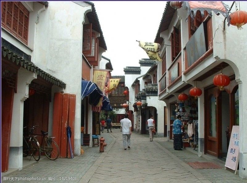 江南水乡街景图片