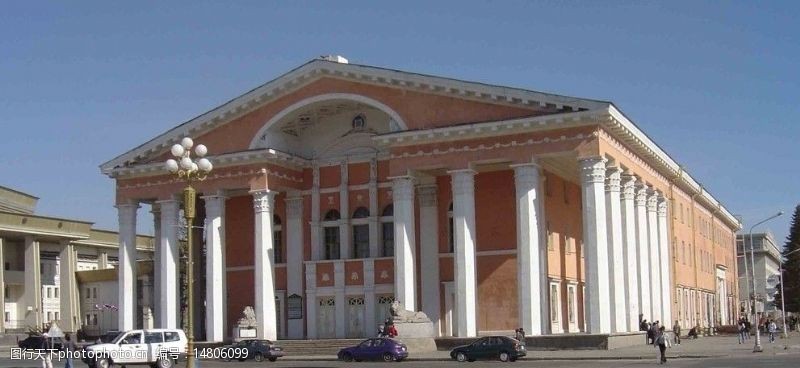 水柱乌兰巴托中央文化宫图片