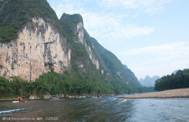 旅客桂林山水图片