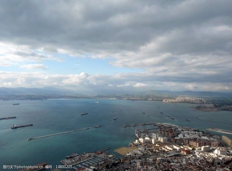 海外国旅集团英属直布罗陀海边风光图片