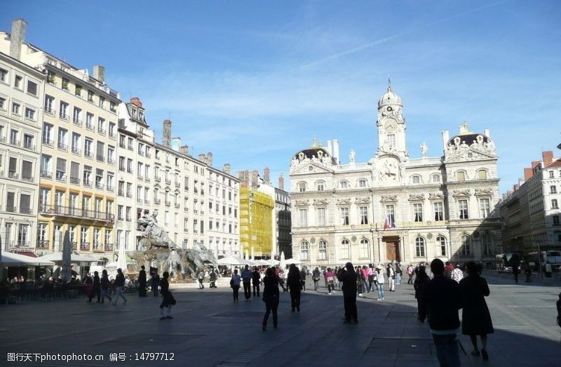 魅蓝法国里昂市政厅广场图片
