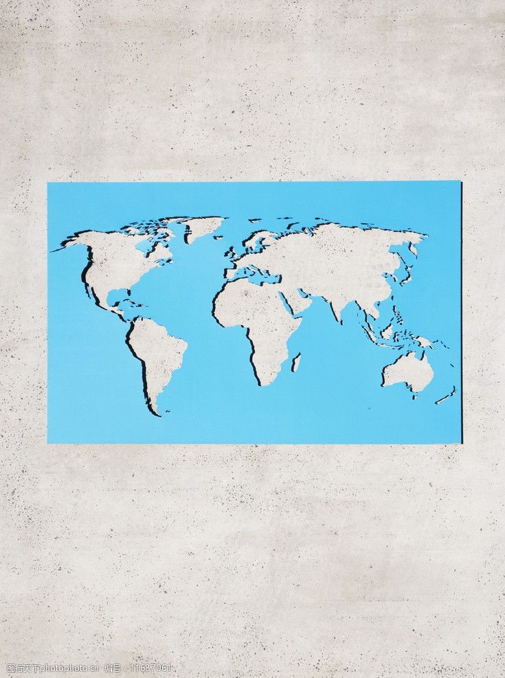 镂空世界地图世界版块地形图图片