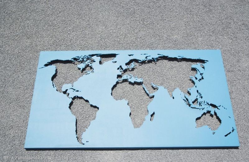 镂空世界地图世界版块图片