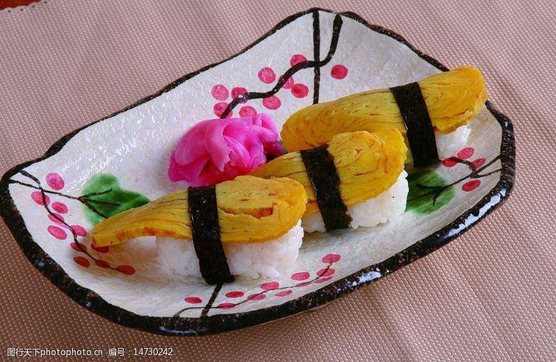 传统美食菜谱专用日本素食寿司图片
