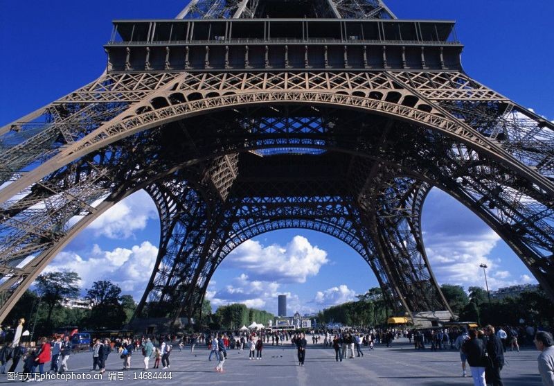 法国著名建筑法国巴黎埃菲尔铁塔图片