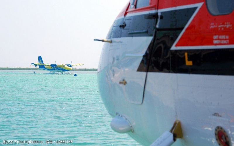 马尔代夫旅游马尔代夫水上飞机图片