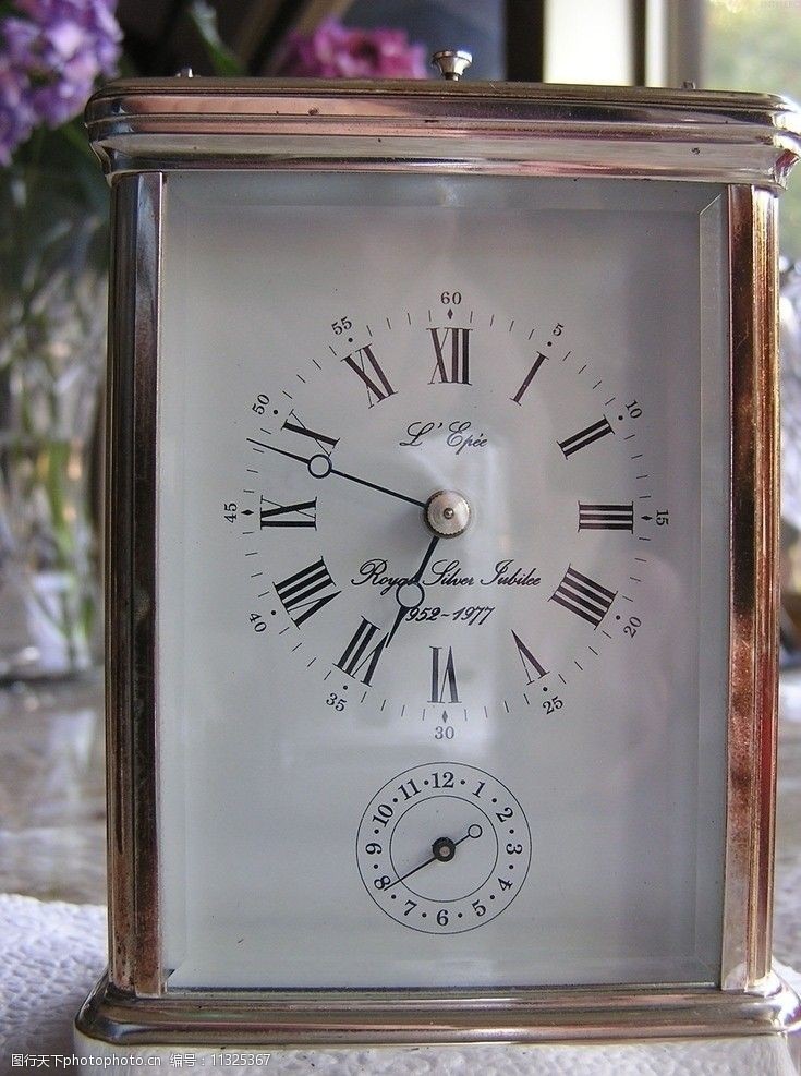 欧式时钟欧式座钟高清素材图片