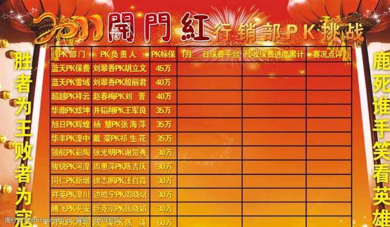 新华保险2011年新年宣传单图片