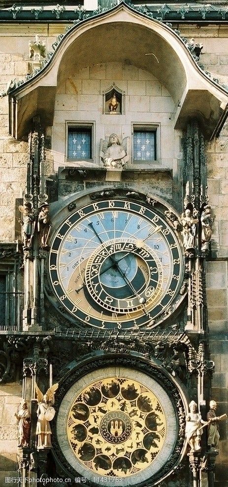 欧式时钟欧式钟表高清素材图片