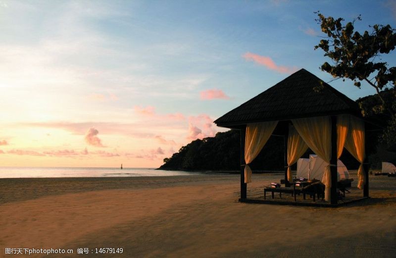 马尔代夫旅游沙滩景观图片