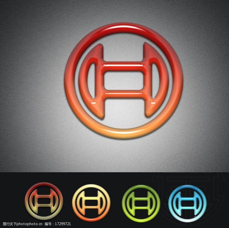 公司vi水晶logo设计圆圈logo图片