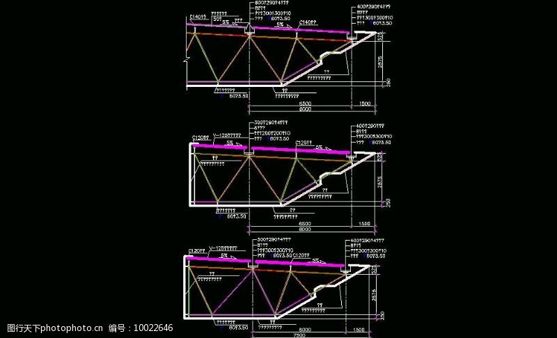 轻钢房屋钢结构网架屋面节点详图图片