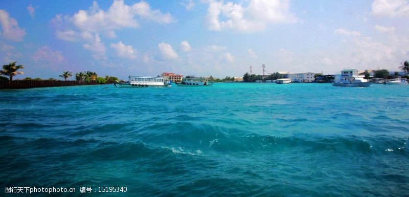 印度洋马尔代夫风景图片