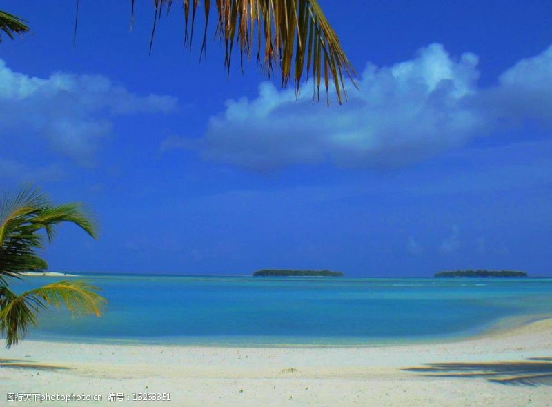印度洋马尔代夫风景图片
