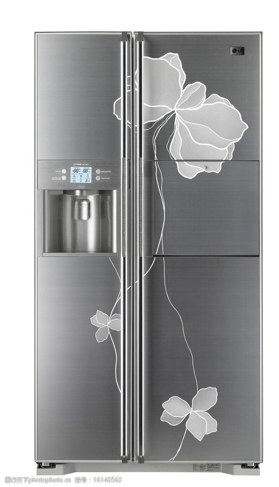 大容量箱子LG直立式双开门电冰箱图片