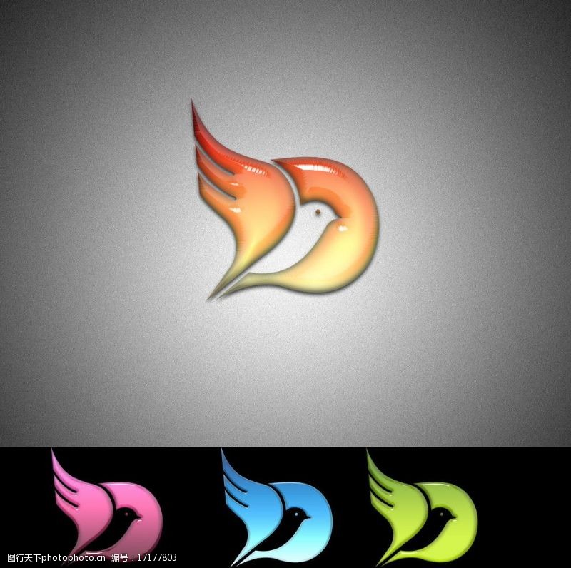 餐饮vi飞鸟火鸟logo图片