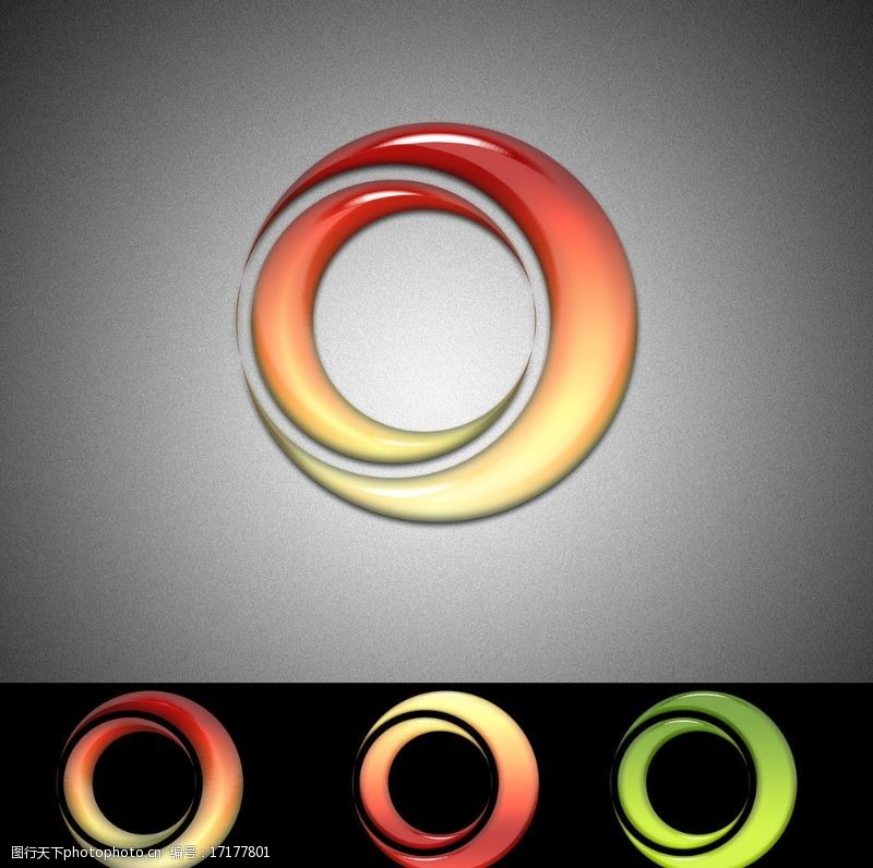 餐饮vi环形logo图片