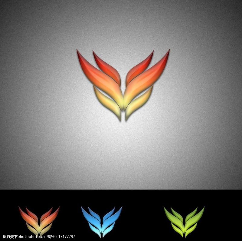 餐饮vi叶子logo图片