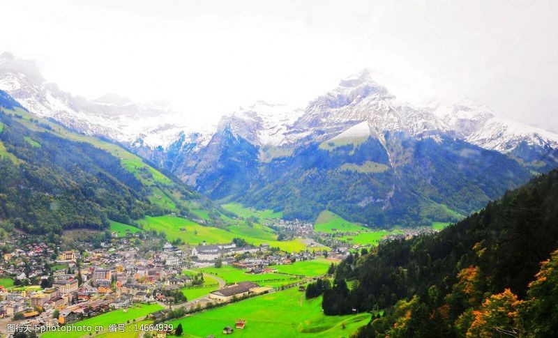 欧洲风格瑞士风景图片