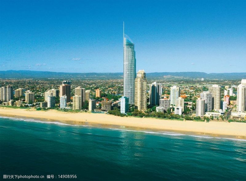 q1澳大利亚黄金海岸远眺图片