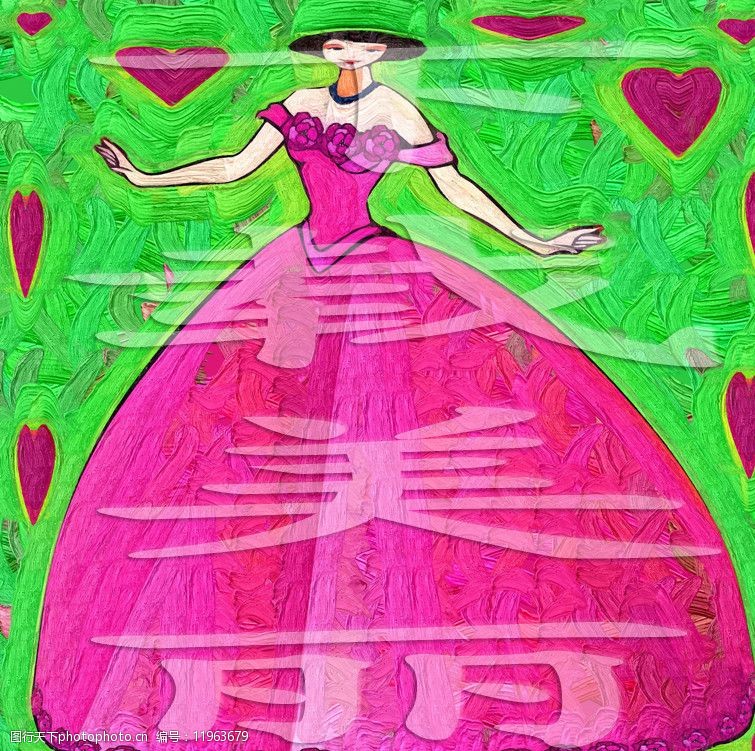 普罗旺斯小仙子油画普罗旺斯小公主图片
