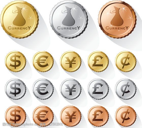 金钱符号金融货币