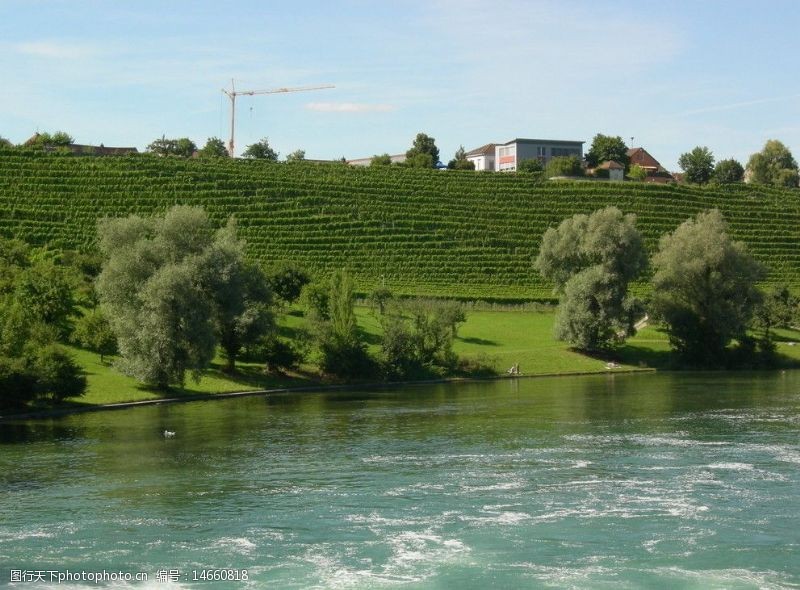 绿洲瑞士Rneinau小城风光图片