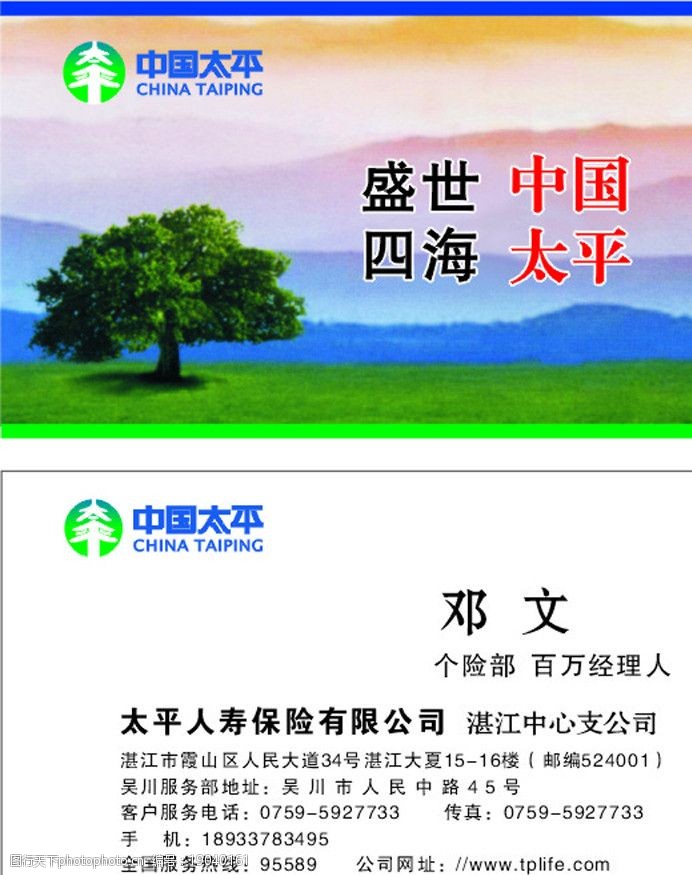 中国太平标太平保险图片