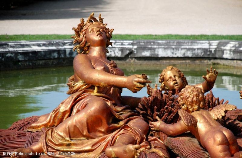 名胜地理罗浮宫雕塑图片