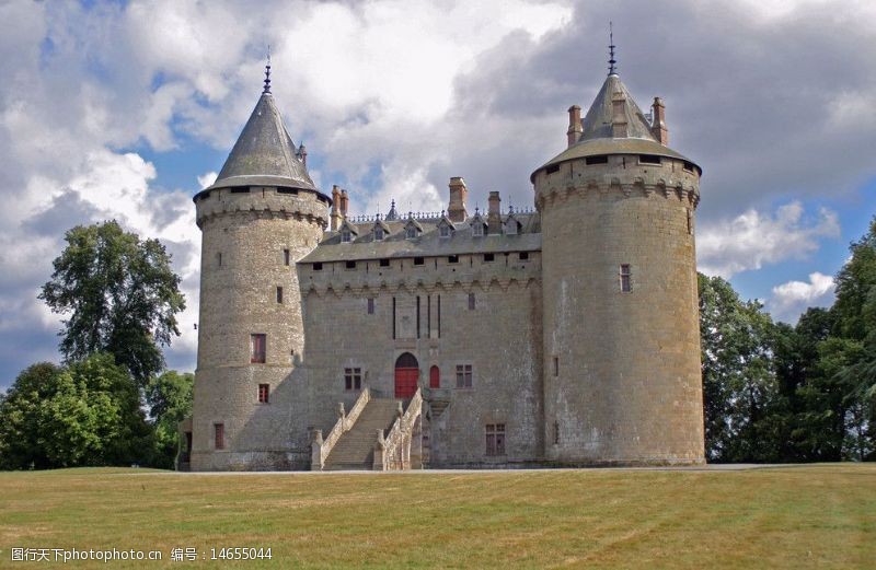 名胜地理法国古城堡图片