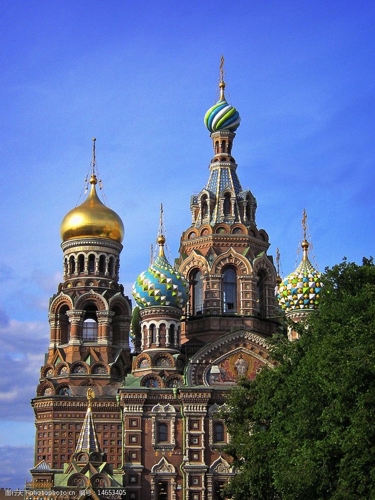 俄罗斯建筑俄罗斯圣彼得堡图片