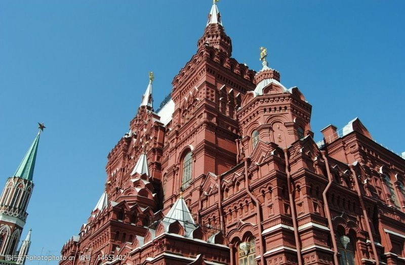 俄罗斯建筑莫斯科红场图片