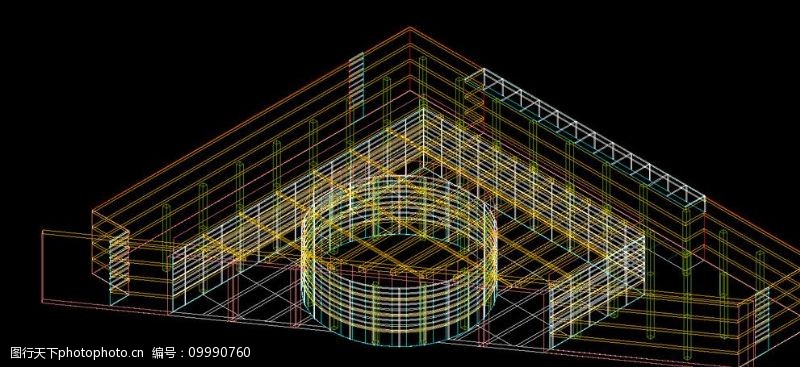 仙林大学城建筑3D模型图图片