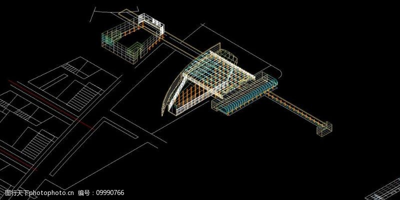 仙林大学城轻轨3D立体模型图片