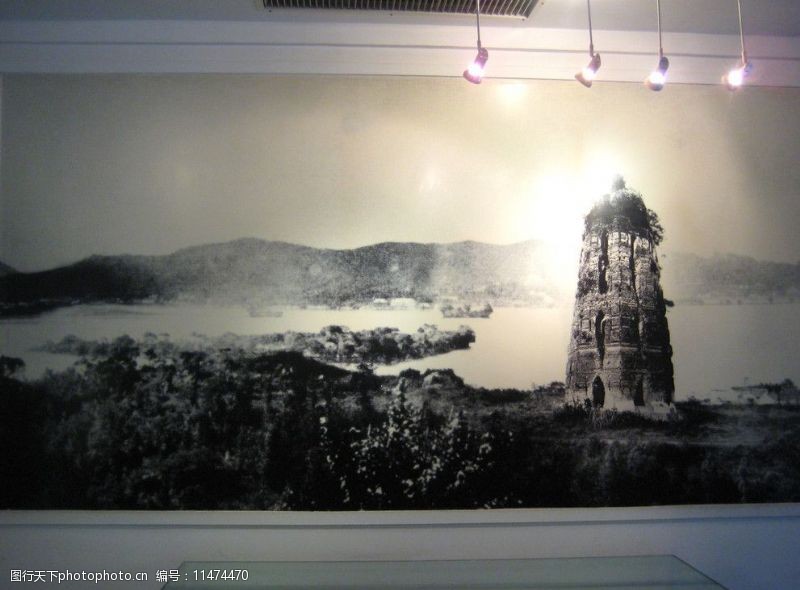 杭州西湖名胜雷峰塔图片