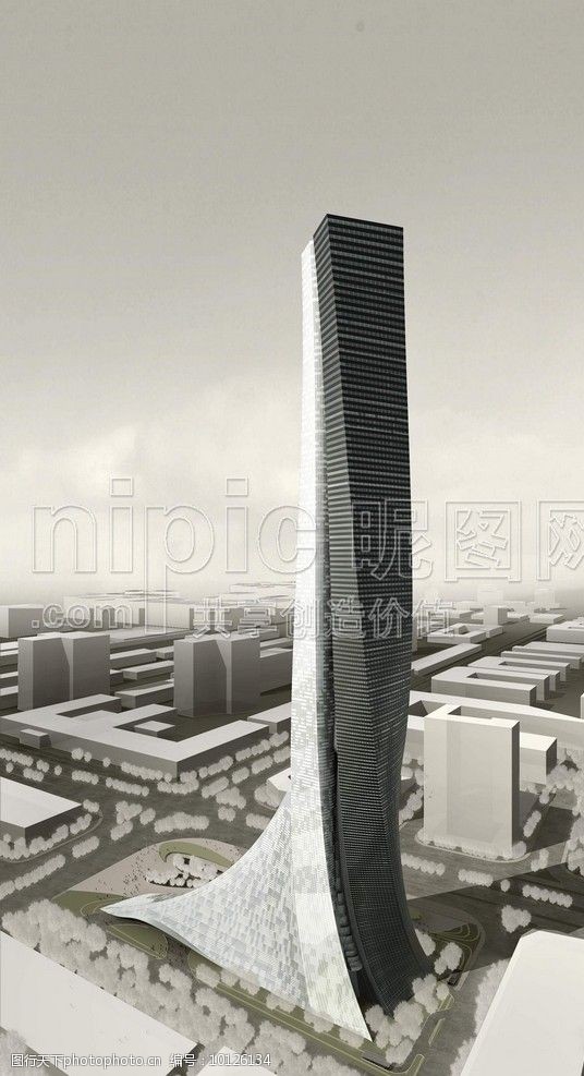室外模型摩天楼模型图片