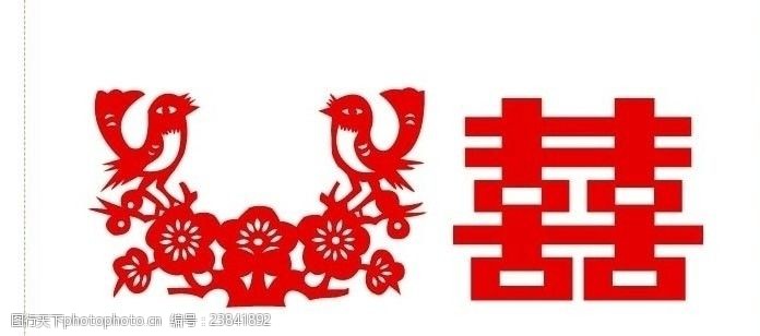 中国艺术节喜鹊剪纸