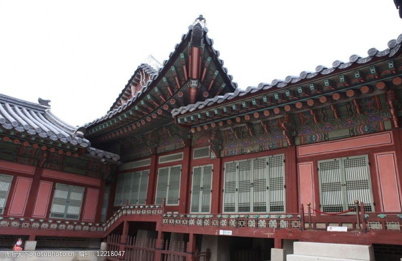 楼阁韩国宫庭图片