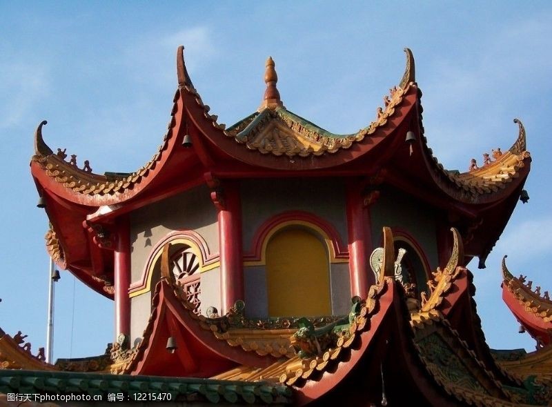 欧阳红梅普照寺的角楼图片