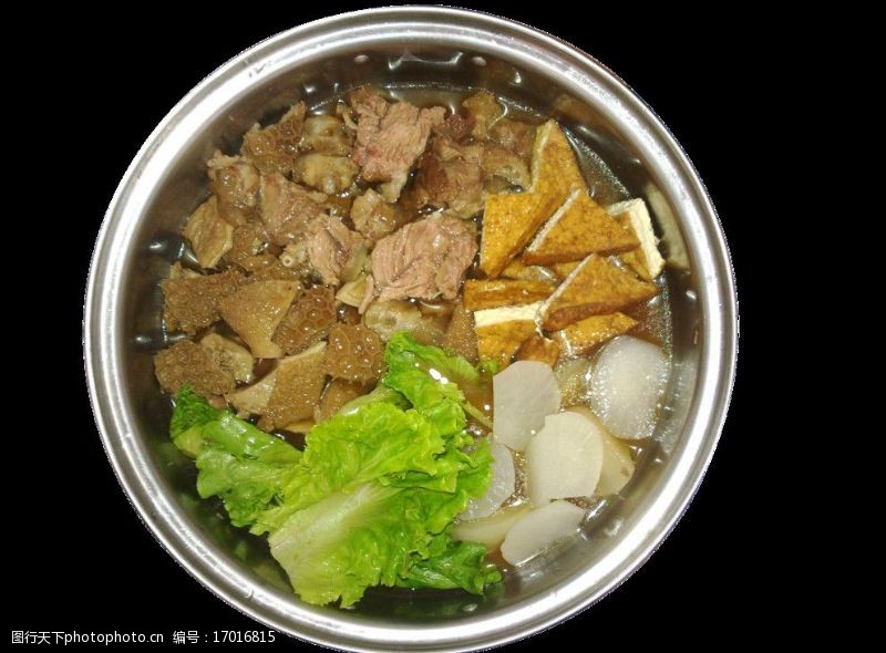 香锅萝卜牛肉火锅图片
