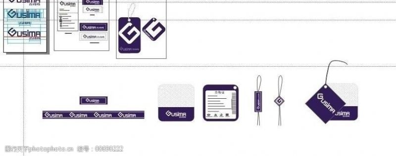 企业logo吊牌应用织唛应用图片