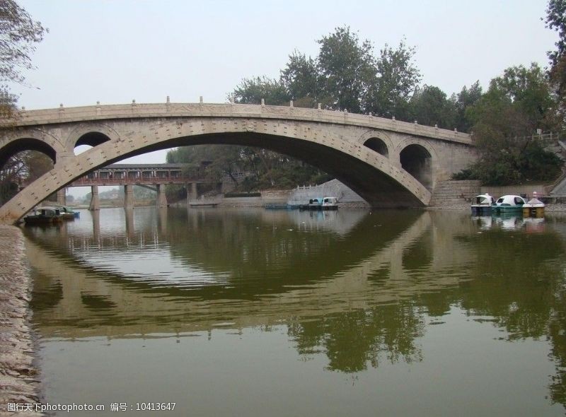 一跨式桥梁赵州桥图片